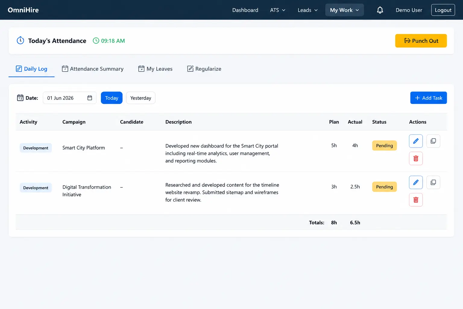Attendance Management