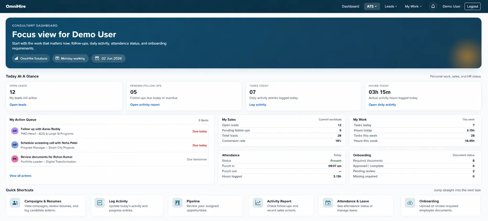 HR360 Dashboard